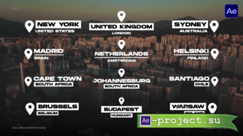 Videohive - Location Titles Fast  AE - 63822693 - Project for After Effects