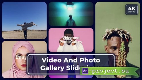 Videohive - Video & Photo Gallery Slideshow - 63860125 - Project for After Effects