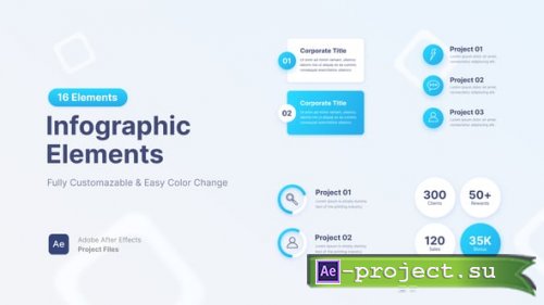 Videohive - Infographic Elements - 60900476 - Project for After Effects