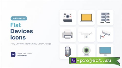 Videohive - Devices Icons - 62470971 - Project for After Effects