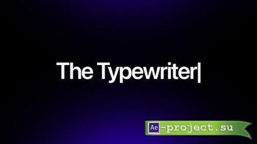 Videohive - Typewriter - 63823131 - Project for After Effects