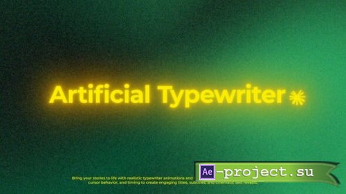 Videohive - Ai Typewriter - 63928272 - Project for After Effects