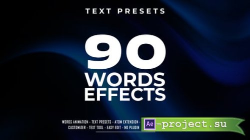 Videohive - Smooth Words Title Effects Presets - 63939159 - Project & Script for After Effects