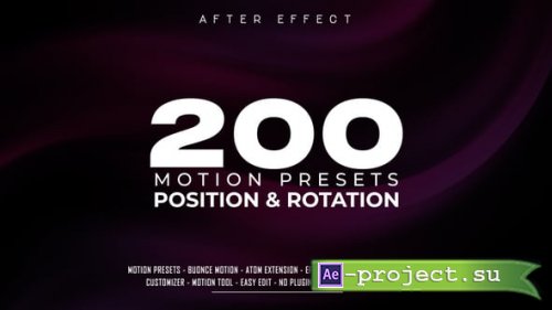 Videohive - Ultimate Motion Presets - 63967997 - Project & Script for After Effects