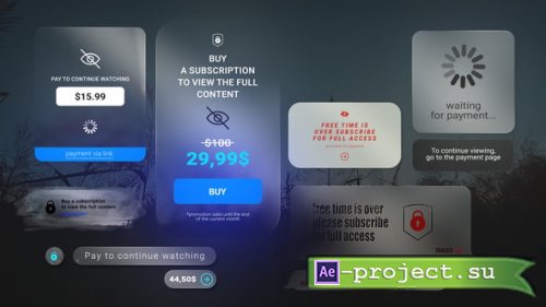 Videohive - Subscription Renewal Window Pack - 63954479 - Project for After Effects