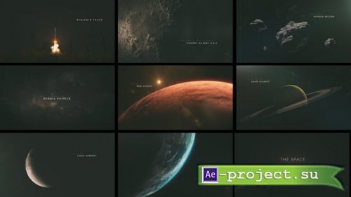 Videohive - The Space I Title Sequence - 64070991 - Project for After Effects