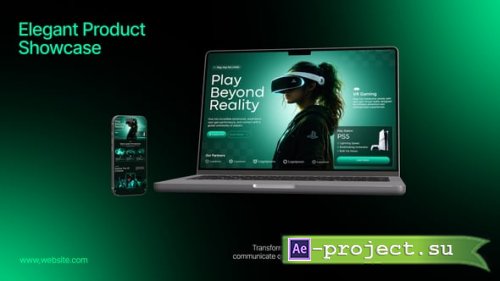 Videohive - Elegant Product Showcase Mockup for Websites and Apps - 64062571 - Project for After Effects