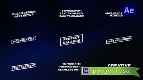 Videohive - Modern Text Animation for After Effects - 64104084 - Project for After Effects