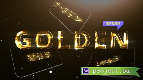 Videohive - Golden Text Effects - 64102714 - Project for After Effects