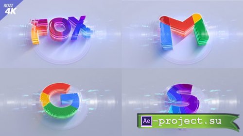 Videohive - Digital Futuristic Logo Intro Elegance White 3D - 64121508 - Project for After Effects
