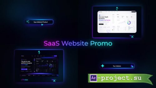 Videohive - SaaS Website Promo - 64116687 - Project for After Effects