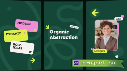 Videohive - Organic Abstraction Promo Vertical - 62377448 - Project for After Effects