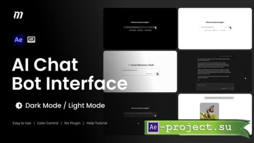 Videohive - AI Chat Bot Interface - 64191696 - Project for After Effects