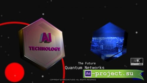 Videohive - Hexagon Digital Agency Title Slideshow - 64218990 - Project for After Effects