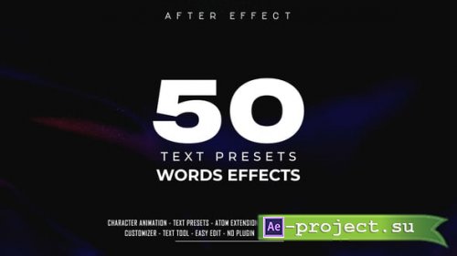 Videohive - Colorful Words Title Effect Presets - 64251281 - Project & Script for After Effects