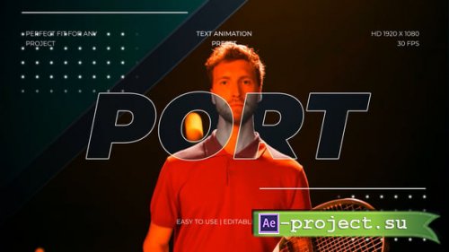 Videohive - Sports Event Promo Opener - 64256357 - Project for After Effects