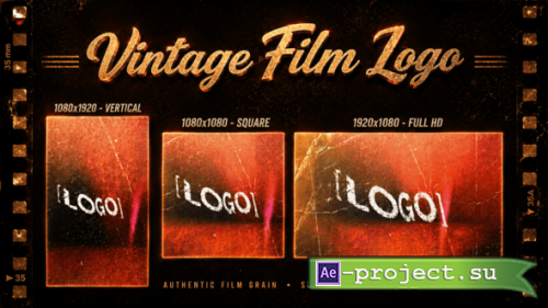 Videohive - Vintage Film Logo - 64248275 - Premiere Pro Templates