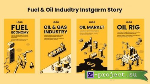 Videohive - Fuel, Petroleum & Oil Industry Business Instagram Story Pack - 64279905 - Project for After Effects