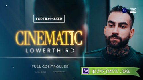 Videohive - Cinematic Lower Thirds - 64280169 - Project for After Effects