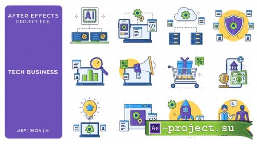 Videohive - Tech Business Animated Graphics | After Effects - 64311358 - Project for After Effects