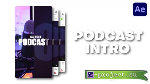 Videohive - Vertical Podcast Intro - 64343278 - Project for After Effects
