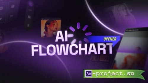 Videohive - AI Photo Video Flowchart - 64337895 - Project for After Effects