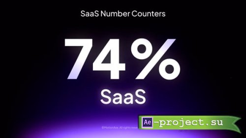 Videohive - SaaS Number Counters - 64339025 - Project for After Effects