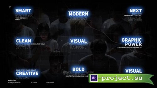 Videohive - Modern Titles | After Effects - 64280997 - Project for After Effects