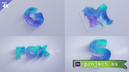 Videohive - Digital White 3D Logo Neon Dynamic - 64351048 - Project for After Effects