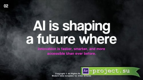 Videohive - AI Typing Titles - 64372522 - Project for After Effects