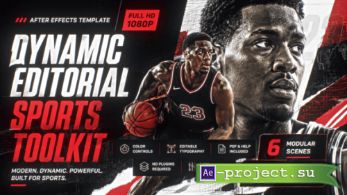 Videohive - Dynamic Editorial Sports Toolkit - 64378309 - Project for After Effects