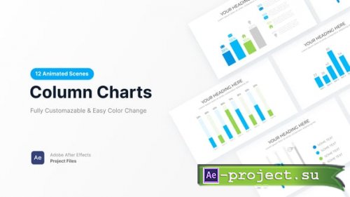 Videohive - Column Charts - 64296715 - Project for After Effects