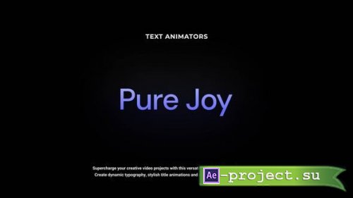 Videohive - Text Animators 3.0 | AE - 64390548 - Project for After Effects