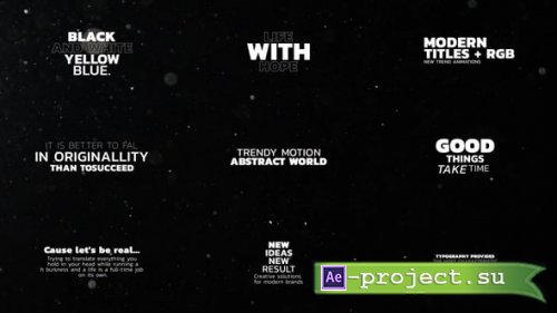 Videohive - RGB Titles | AE - 64441464 - Project for After Effects