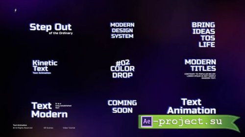 Videohive - Text Animation | After Effects - 64512198 - Project for After Effects