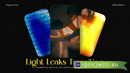 Videohive - Light Leaks Transitions | Reels & Shorts - 64530937 - Project for After Effects