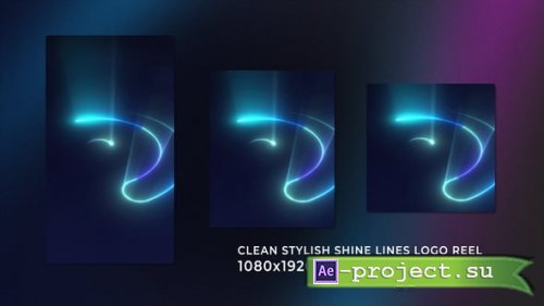 Videohive - Clean Stylish Shine Lines Logo Reel - 64193078 - Project for After Effects