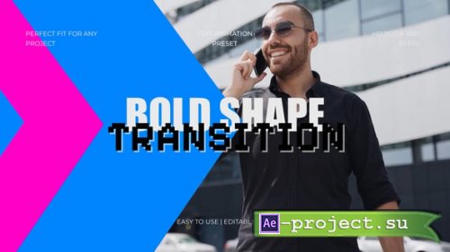 Videohive - Bold Shape Transitions - 64562046 - Project for After Effects