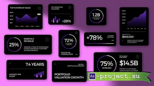 Videohive - Business Analytics Dashboard 02 - 64557743 - Project for After Effects