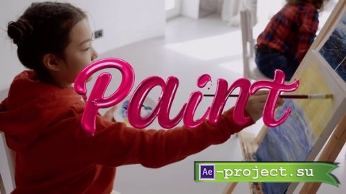 Videohive - Painting Typography - 64586402 - Project for After Effects