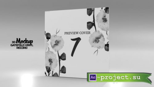 Videohive - 3D Gatefold LP Translucent Vinyl Cover - 64597075 - Project for After Effects