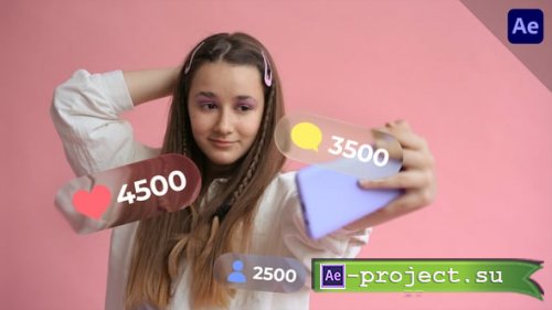 Videohive - Social Media Liquid Glass - 64603150 - Project for After Effects