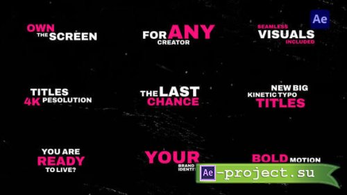 Videohive - Kinetic Text Animation - 64627423 - Project for After Effects