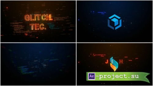 Videohive - Glitch Tech Logo Animation - 64627471 - Project for After Effects