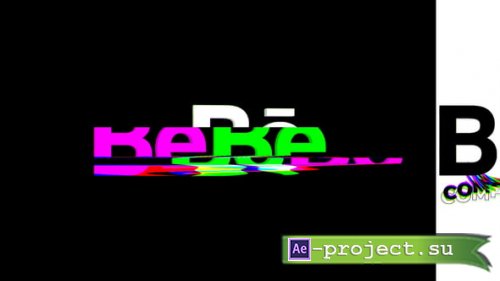 Videohive - Minimal Glitch Logo - 64655270 - Project for After Effects