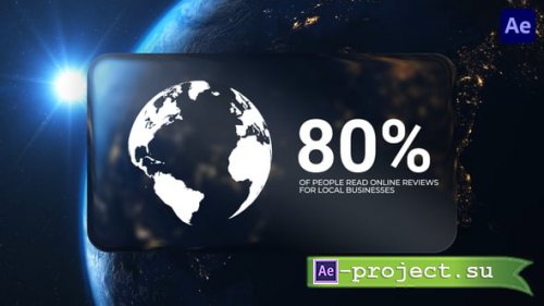 Videohive - World Map Liquid Glass - 64676104 - Project for After Effects