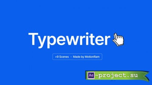Videohive - Typewriter - 64683256 - Project for After Effects