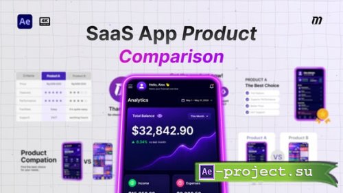 Videohive - SaaS App Product Comparison - 64675213 - Project for After Effects