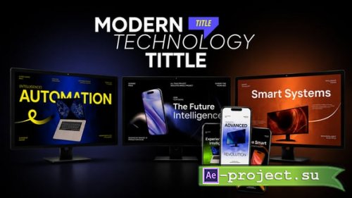 Videohive - Modern Technology Device Titles - 64678342 - Project for After Effects