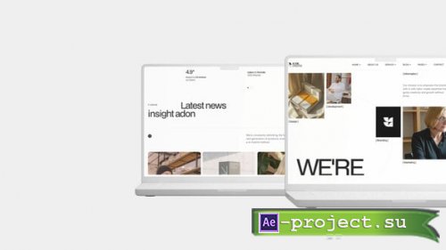 Videohive - Laptop Clay Promo Mockup - 64676002 - Project for After Effects